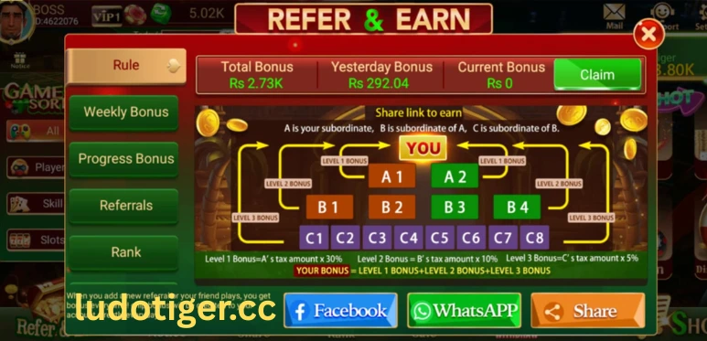 earn real money in ludo tiger game